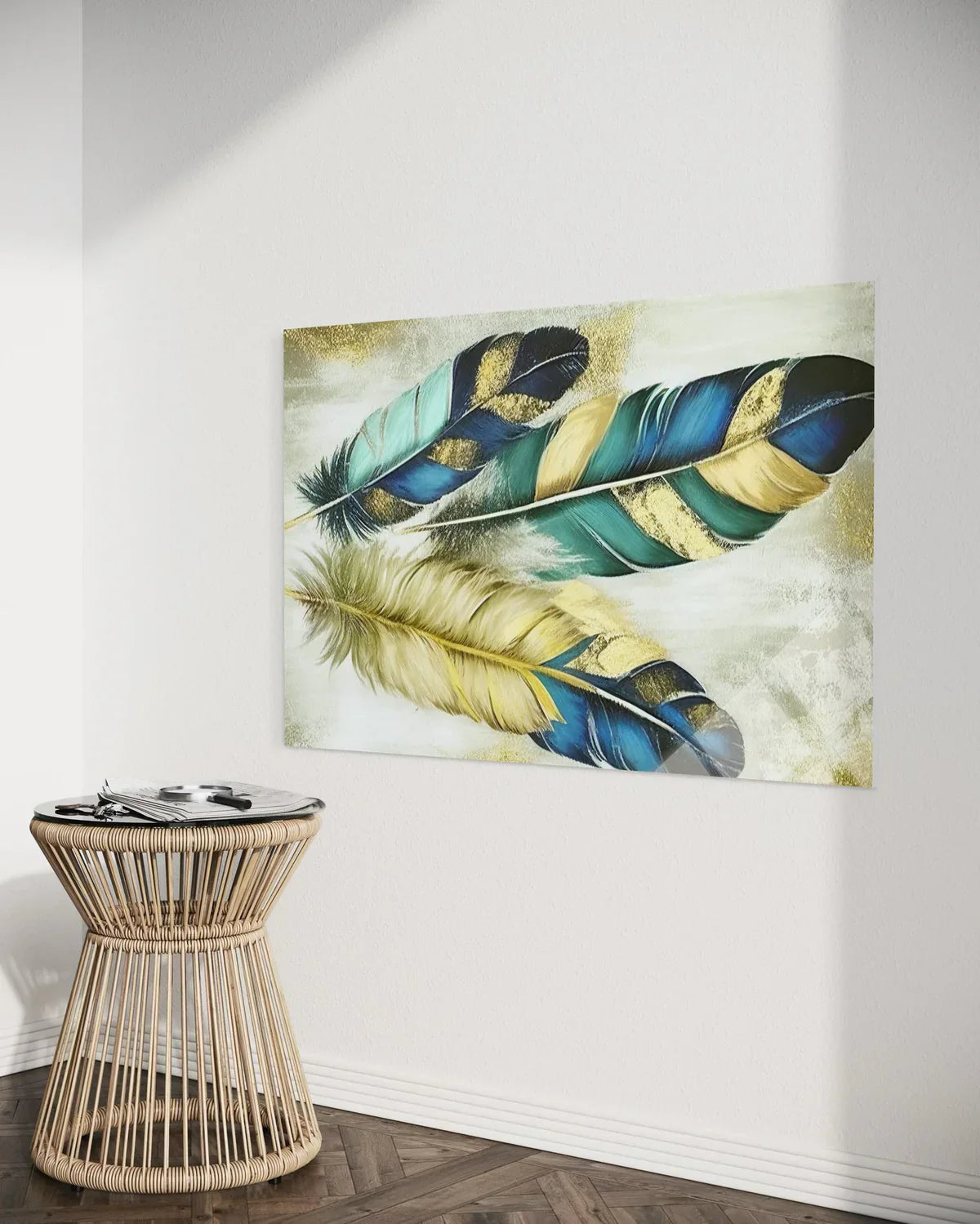 Modern Abstract Glass Wall Art III – Contemporary Gallery Decor