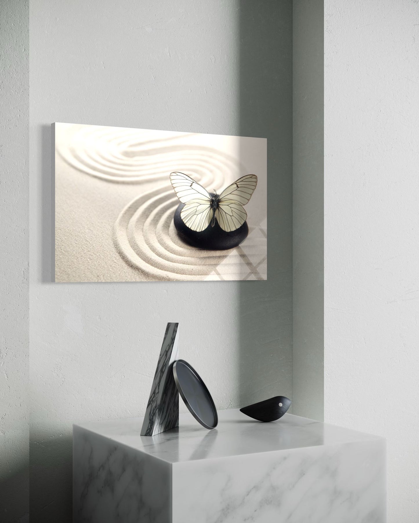 Butterfly Glass Wall Art – Delicate Nature Home Decor