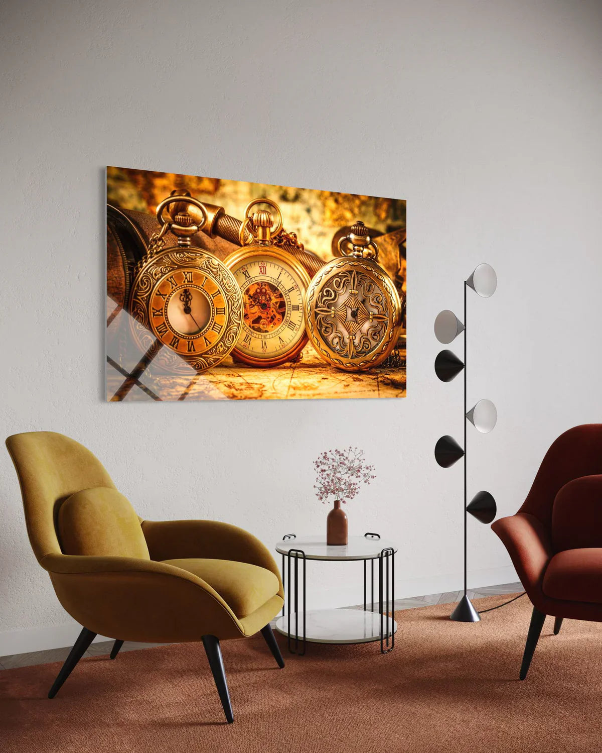 Modern Abstract Glass Wall Art V – Contemporary Gallery Decor