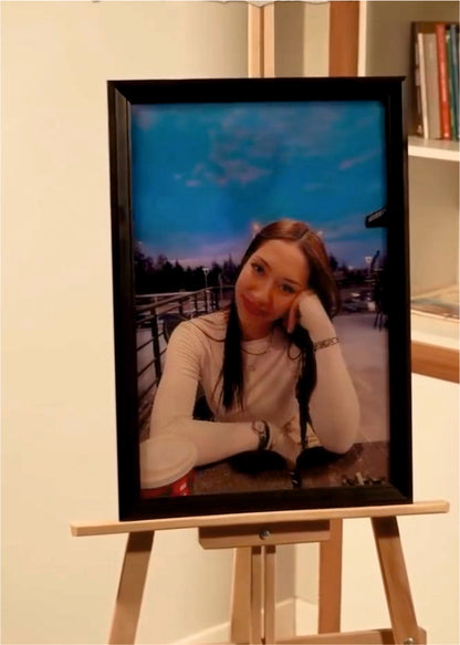 3D Lenticular Changing Picture Frame – Two Photos One Gift
