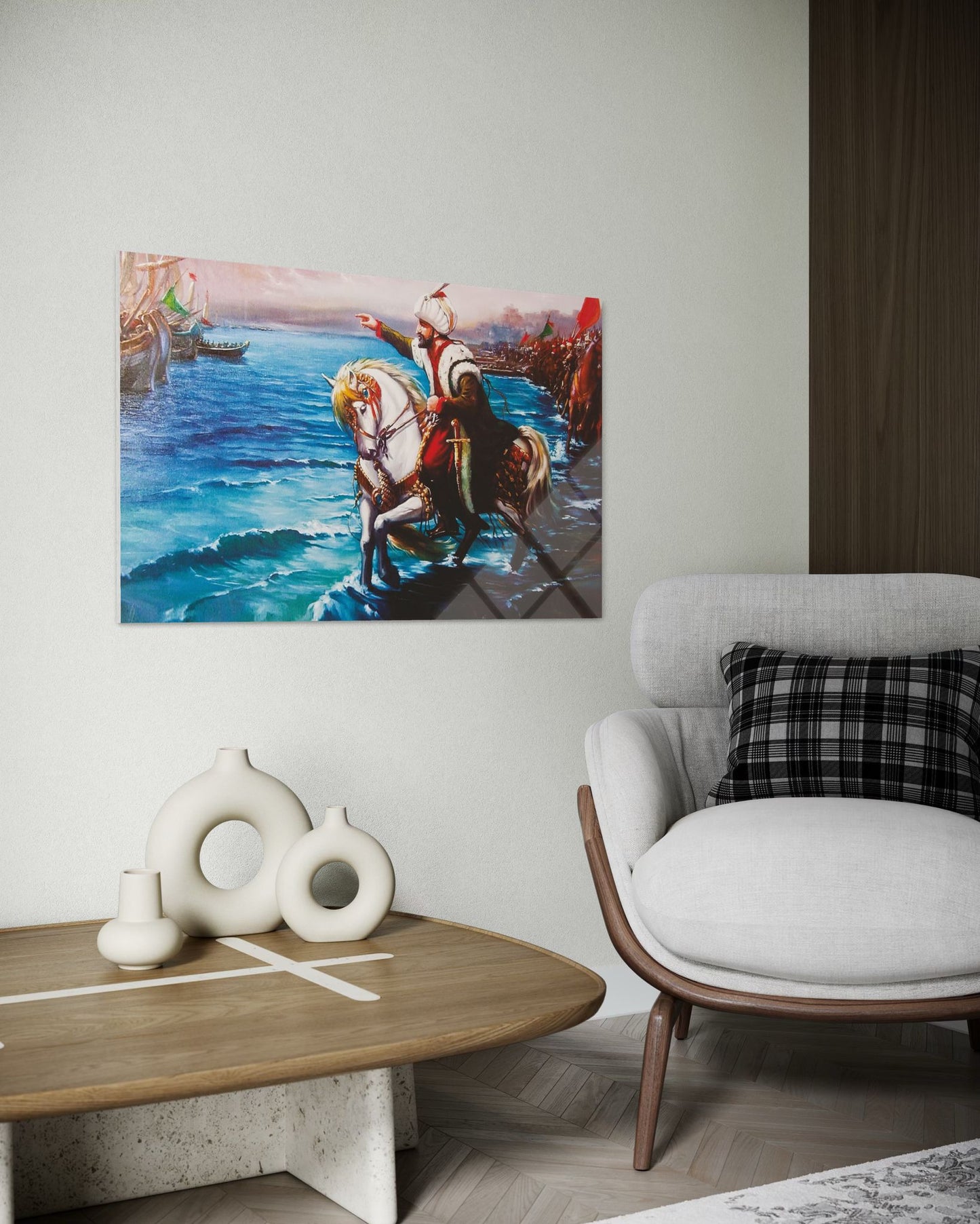 Sultan Mehmed the Conqueror Glass Wall Art – Ottoman Legacy