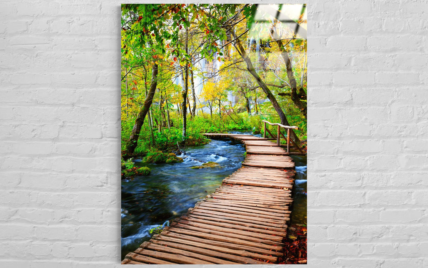 Sunrise Landscape Glass Wall Art – Premium Nature Home Decor