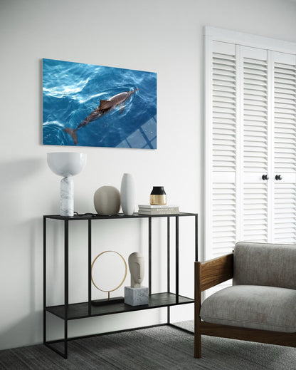 Waterfall Landscape Glass Wall Art – Premium Nature Home Decor