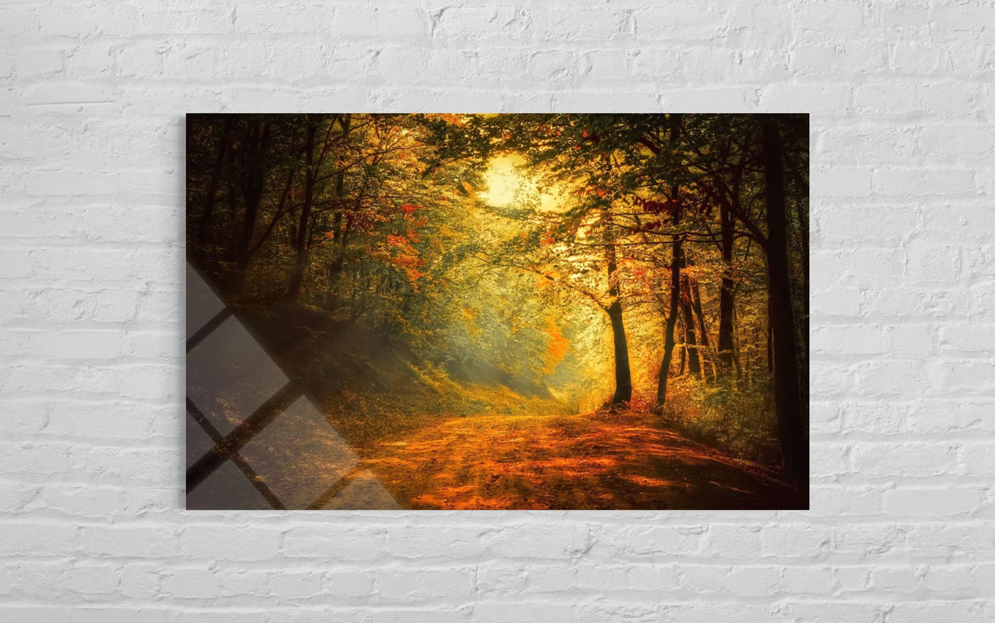 Northern Lights Landscape Glass Wall Art – Premium Nature Home Decor
