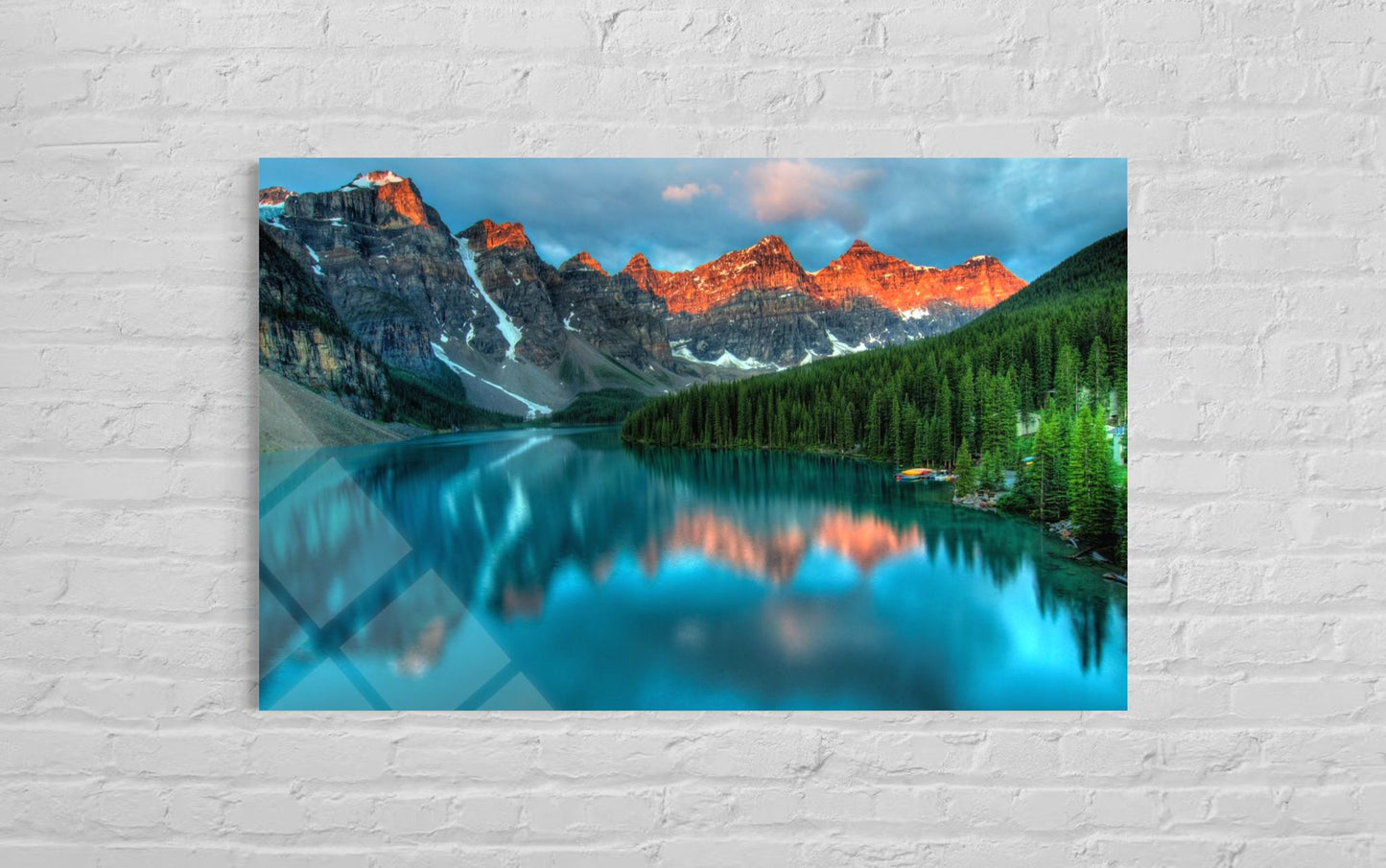 Twilight Landscape Glass Wall Art – Premium Nature Home Decor