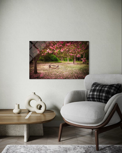Mountain Vista Glass Wall Art – Premium Nature Home Decor