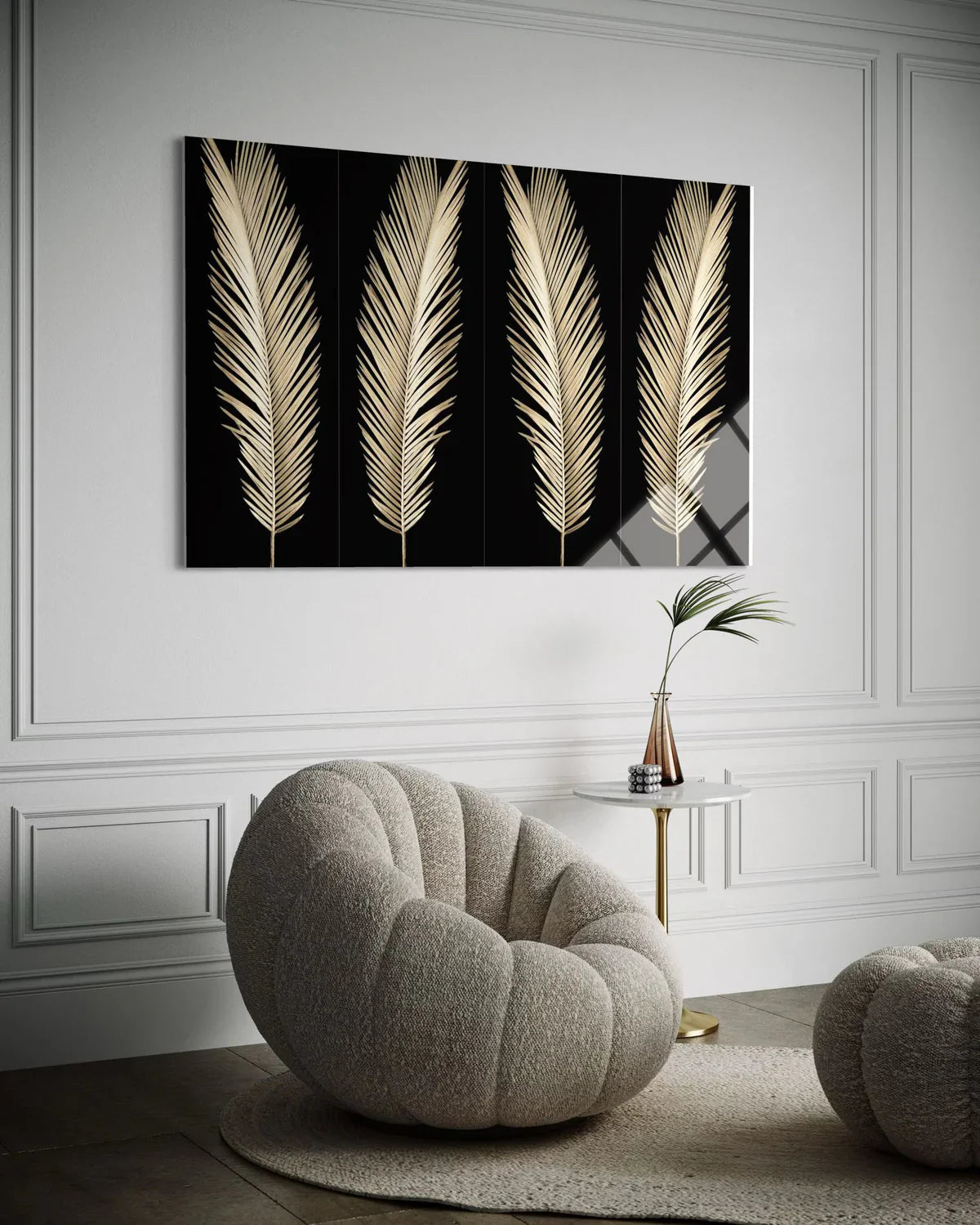 Modern Abstract Glass Wall Art II – Contemporary Gallery Decor