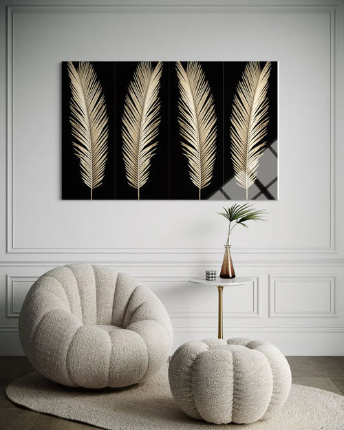 Modern Abstract Glass Wall Art II – Contemporary Gallery Decor