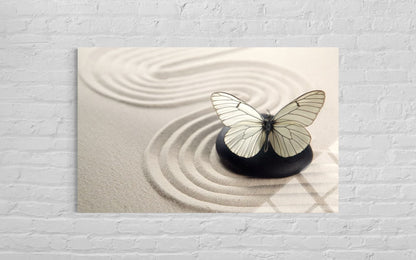 Butterfly Glass Wall Art – Delicate Nature Home Decor