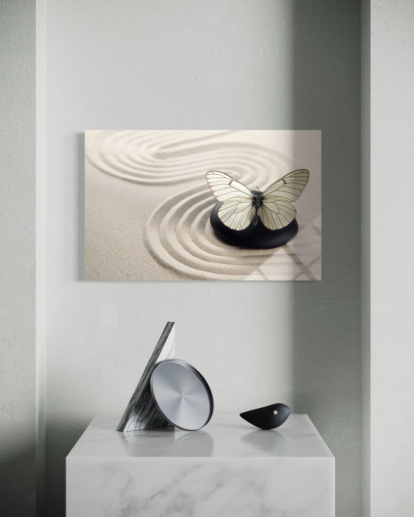 Butterfly Glass Wall Art – Delicate Nature Home Decor