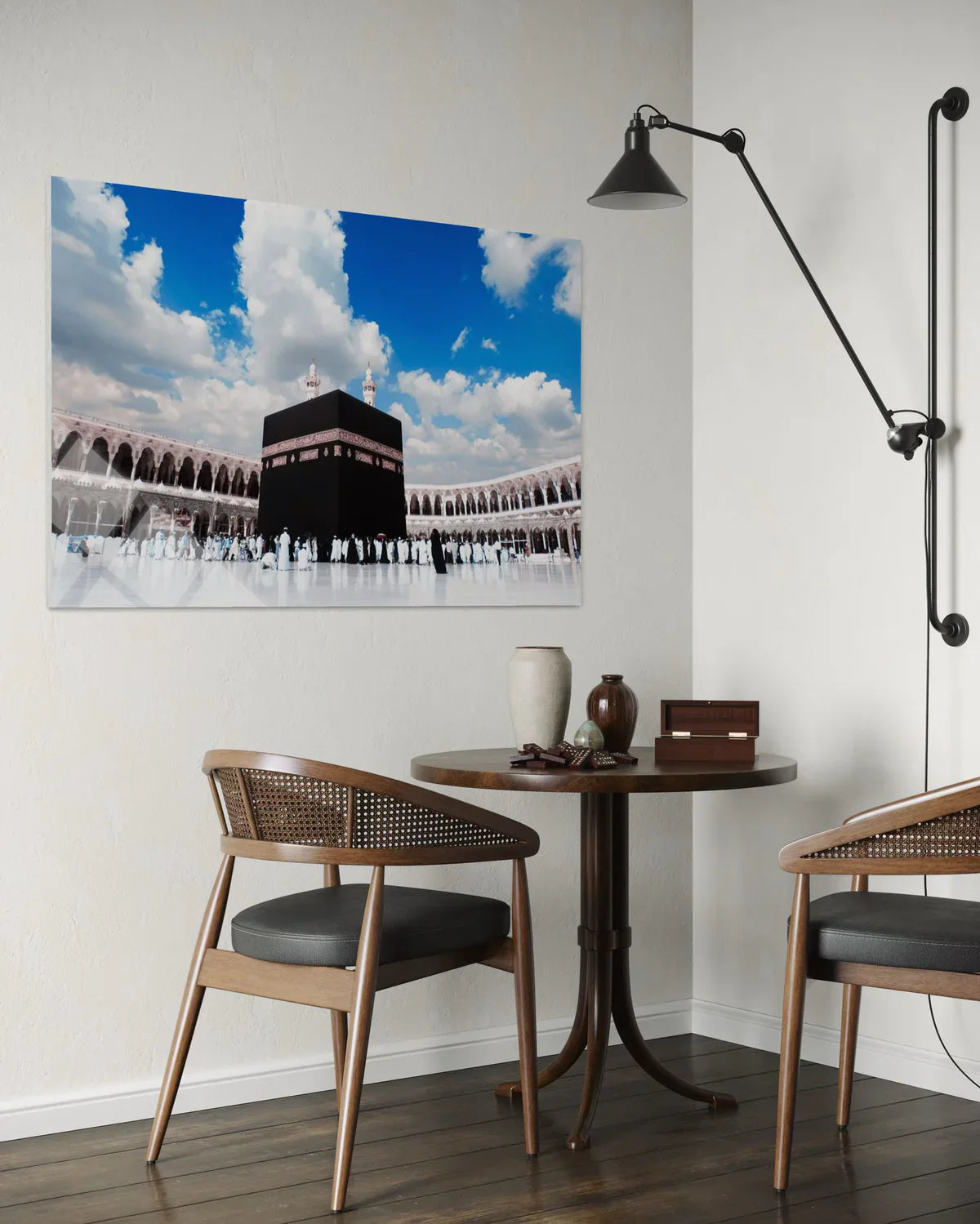 Mecca Kaaba Masjid al-Haram Glass Wall Art – Sacred Islamic