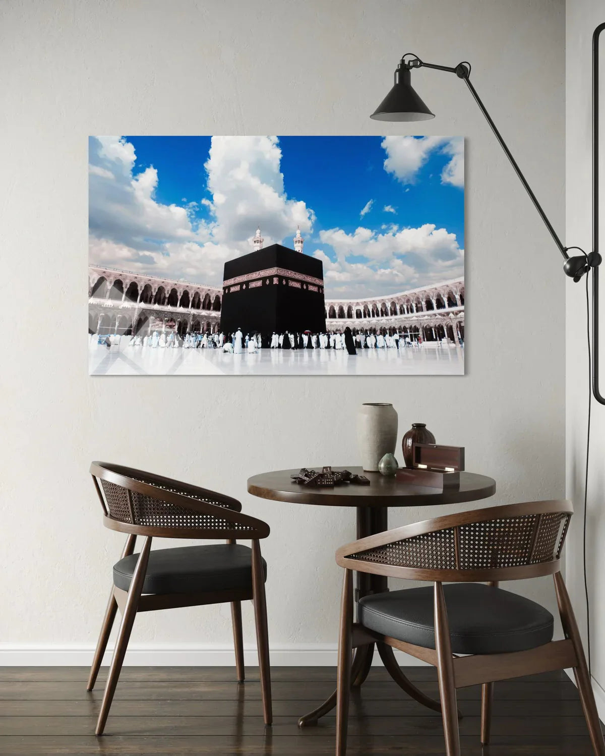 Mecca Kaaba Masjid al-Haram Glass Wall Art – Sacred Islamic