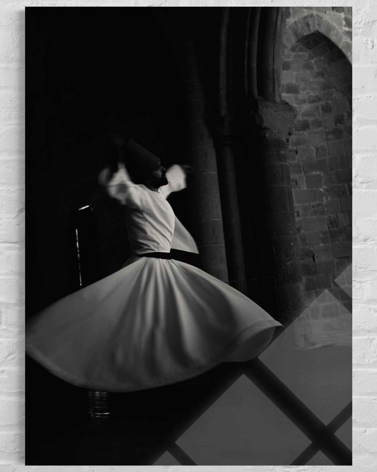 Mevlevi Sema Ceremony Glass Wall Art – Sufi Whirling Decor