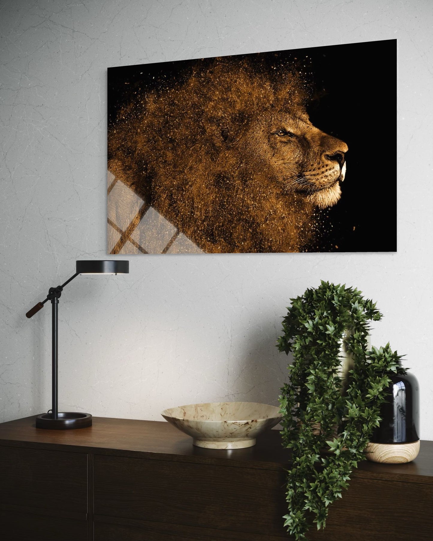 Premium Wildlife Glass Wall Art – Bold Nature Home Decor