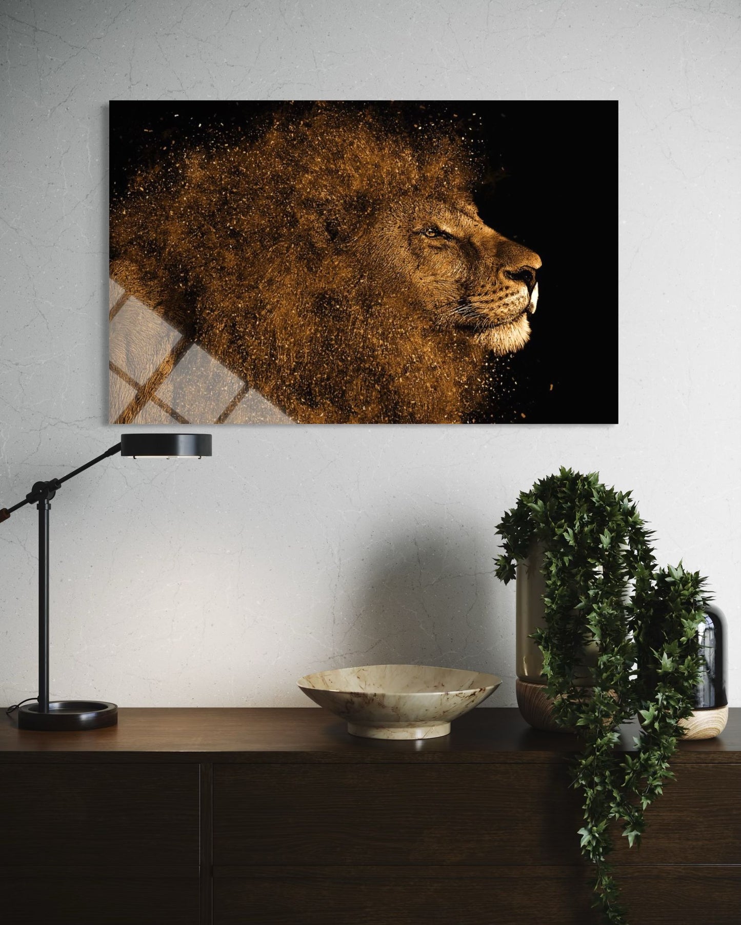 Premium Wildlife Glass Wall Art – Bold Nature Home Decor
