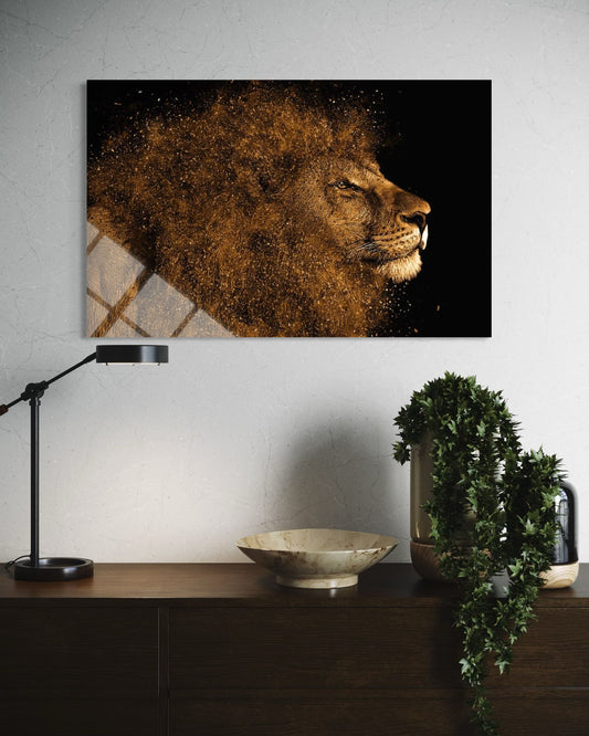 Premium Wildlife Glass Wall Art – Bold Nature Home Decor
