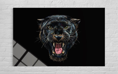 Puma Glass Wall Art – Wild Cat Premium Wildlife Home Decor