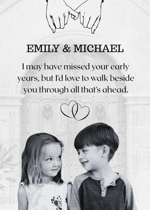 Engagement Announcement Custom Glass Art – Couple Gift