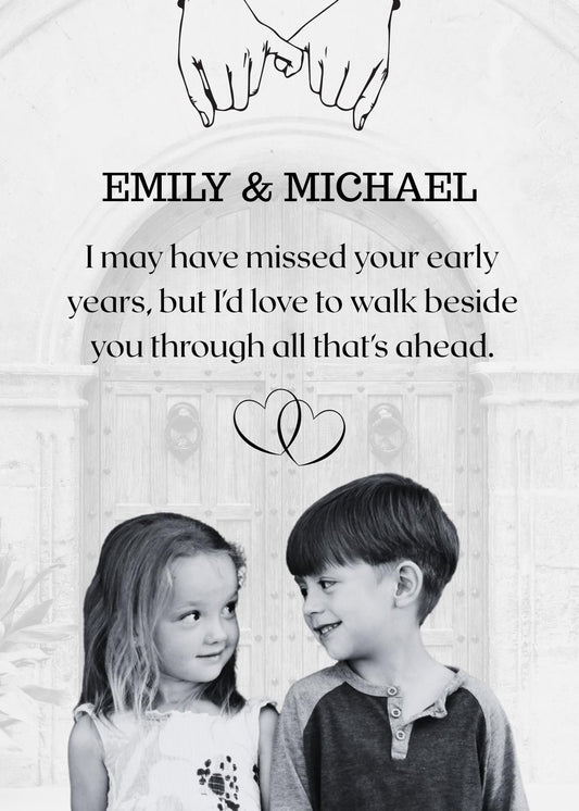 Engagement Announcement Custom Glass Art – Couple Gift