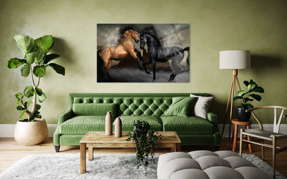Premium Wildlife Glass Wall Art – Nature Animals Home Decor