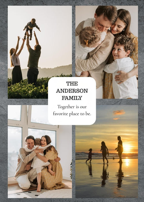 Custom Family Design Glass Art – Personalized Home Decor