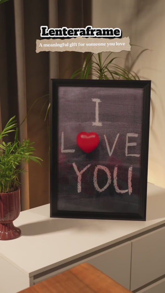 Valentine's Day Lenticular Changing Framed Picture – Love